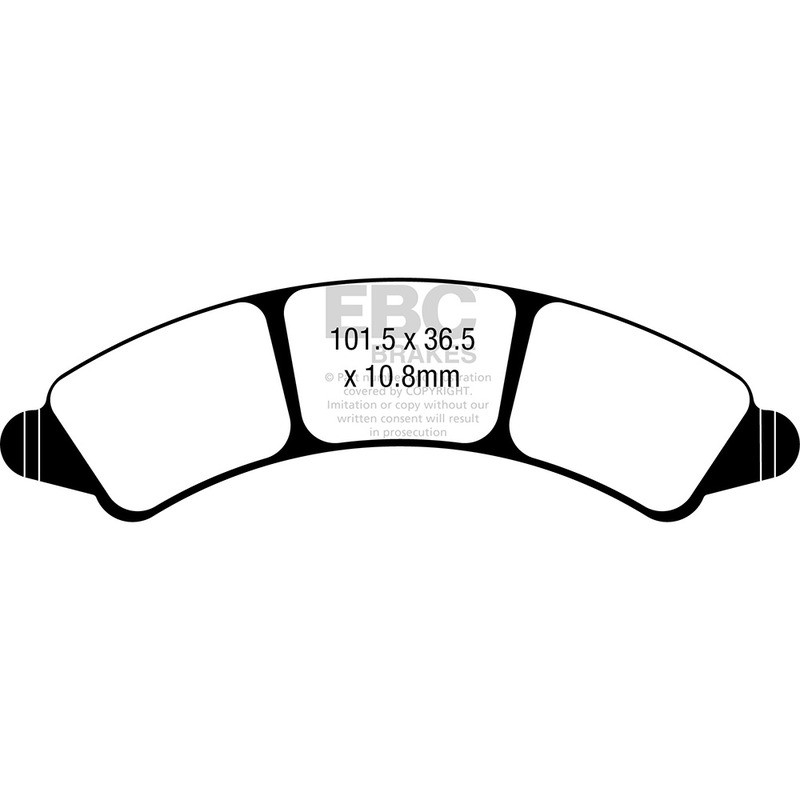 Pastiglie R FA728RANT. per POLARIS RZR XP4 00 Turbo 19-20 Pastillas de freno EBC