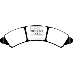 Brake Pads R FA728RFRONT for POLARIS RZR XP4 00 Turbo 19-20 Brake Pads EBC