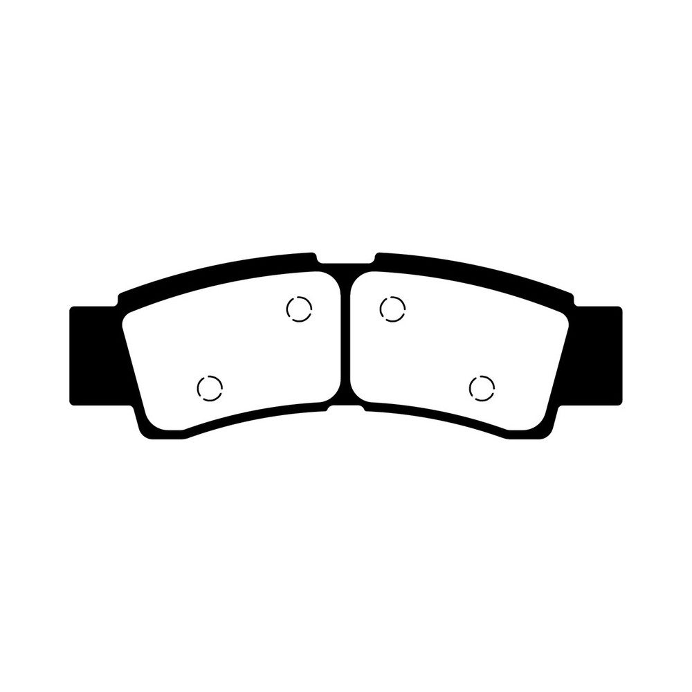 Pastiglie R FA738R per KAWASAKI KRF 00 Teryx 20-21 Bremsbeläge EBC