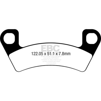 Pastiglie Tt FA741TTANT. per ARCTIC CAT Wildcat Sport 700 15-19 e altri modelli Bremsbeläge EBC