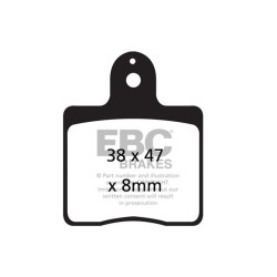 Kart Brake Pads 8 Mm REDFA539S - FA539S