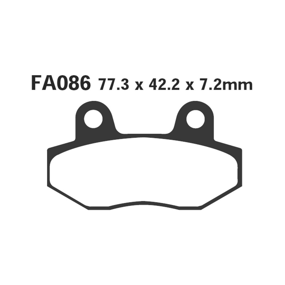 Brake Pads Sfa Hyosung-Daelim Brake Pads EBC