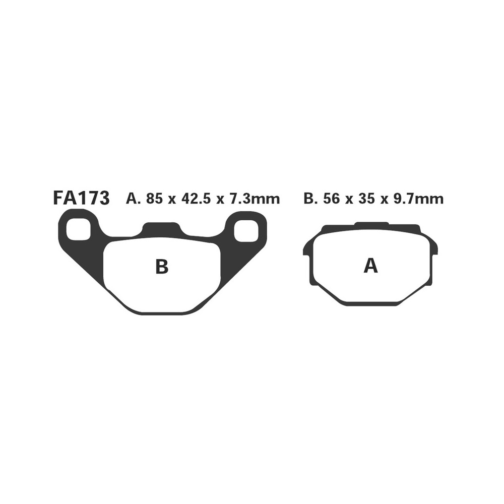 Brake Pads Sfa Malaguti F10FRONT - SFA173