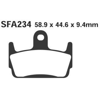 Brake Pads Sfa Honda X8R-S/X50 Rear - SFA234