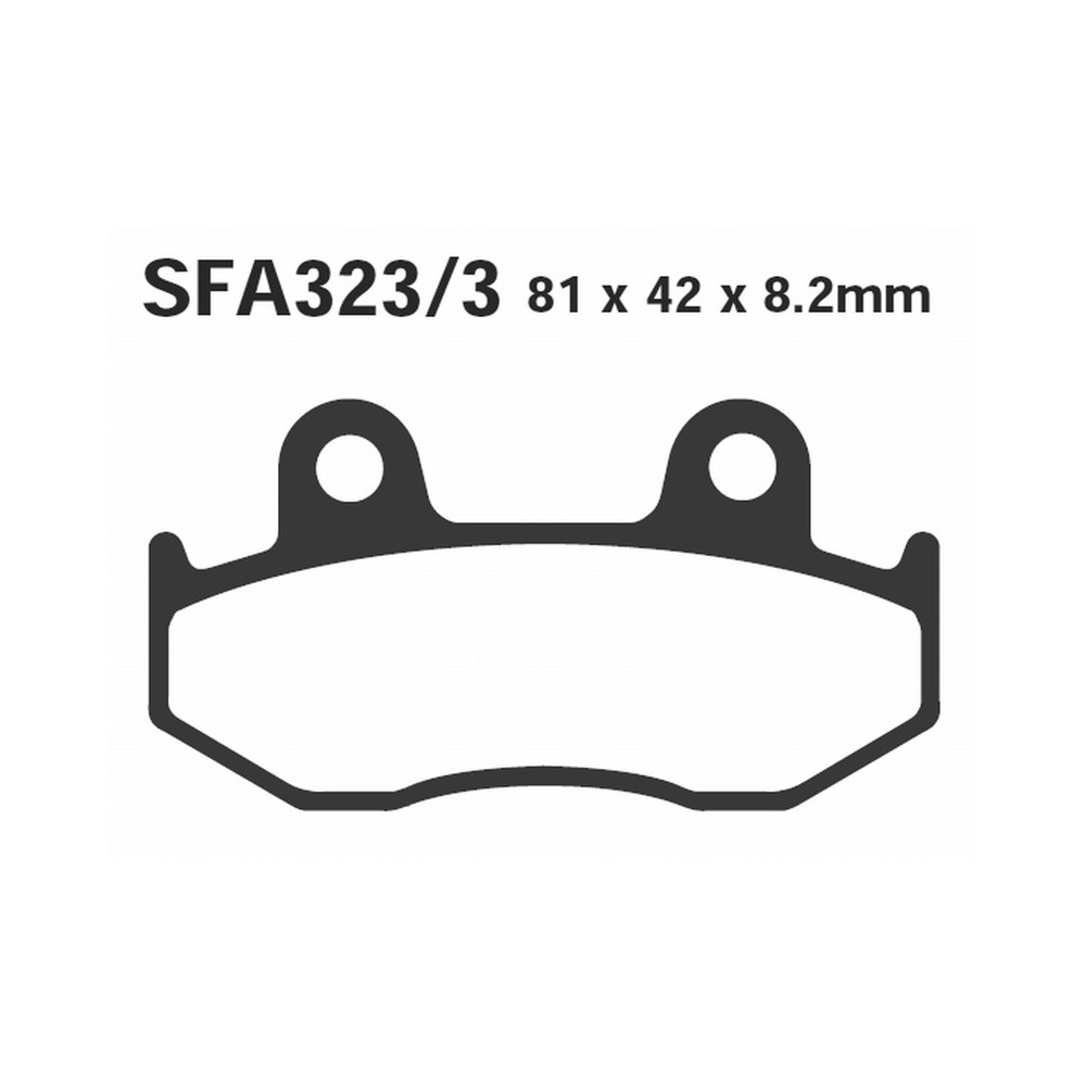 Brake Pads Sfa Suzuki AN250/400 Burgman 98-00 Rear for SUZUKI AN 250/400 Burgman 98-00 Brake Pads EBC