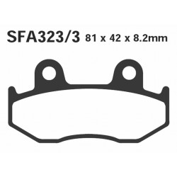 Pastiglie Sfa Suzuki AN250/400BURGMAN 98-00 Post. per SUZUKI AN 250/400 Burgman 98-00 Bremsbeläge EBC
