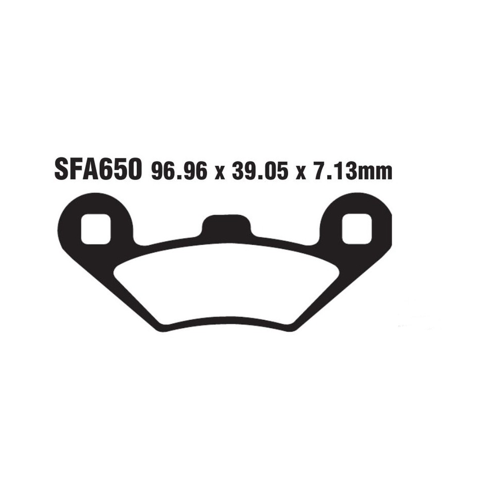 Pastiglie Sfa Peugeot Metropolis Rs 2014 Bremsbeläge EBC