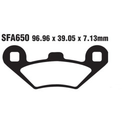 Brake Pads Sfa Peugeot Metropolis Rs 2014 Brake Pads EBC