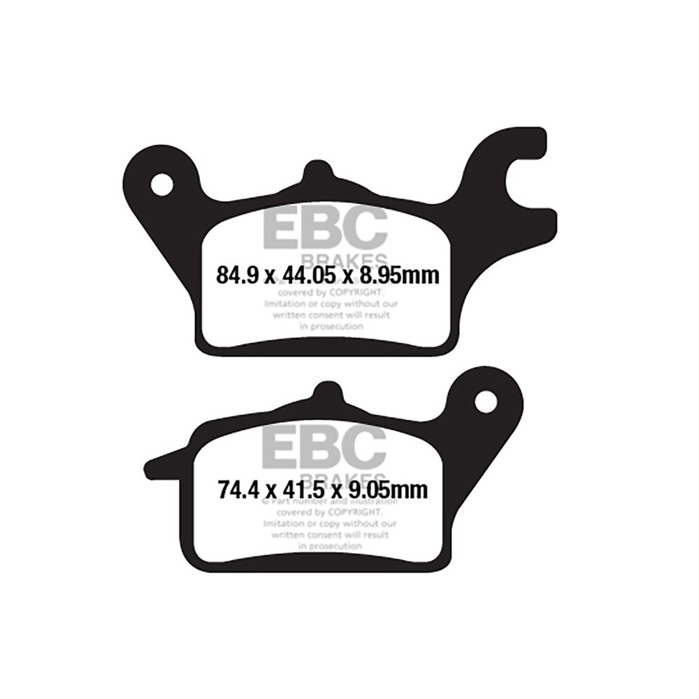 Pastiglie Sfa Yamaha TRICITY125 14-15 Ant.Dx per YAMAHA MW 125 Tricity 14-15 Pastiglie Freno EBC