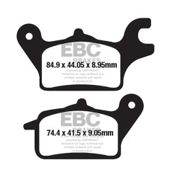 Brake Pads Sfa Yamaha TRICITY125 14-15 Frontdx - SFA655