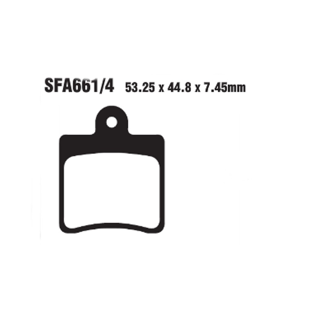 Set Brake Pads Sfa Daelimb-Bone 09 -14 - SFA661/4
