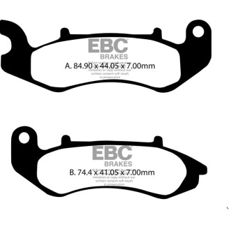 Brake Pads Sfa Ksr Demonio/Grs/Tr/Tw - SFA707