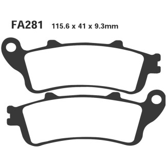 Brake Pads Sfa Hh Honda Panth.125/150 2T/4T - SFA281HH