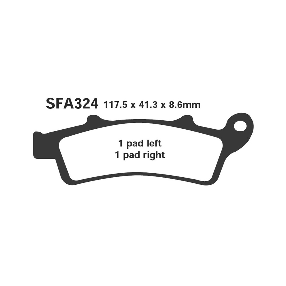 Brake Pads Sfa Hh Piaggio Liberty 350 Sport Touring - SFA324HH
