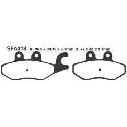 Brake Pads Sfa Hh X9 125/25005-06 Front Rh - SFA418HH