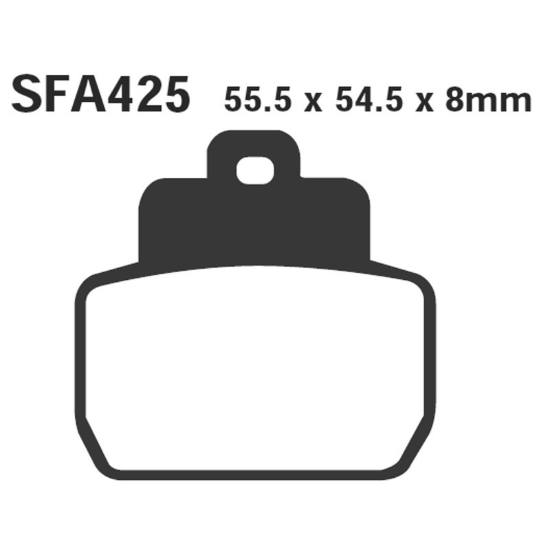 Pastiglie Sfa Hh Beverly 50006- Post.X8-X9 per PIAGGIO MP3 125 06-08 e altri modelli Bremsbeläge EBC