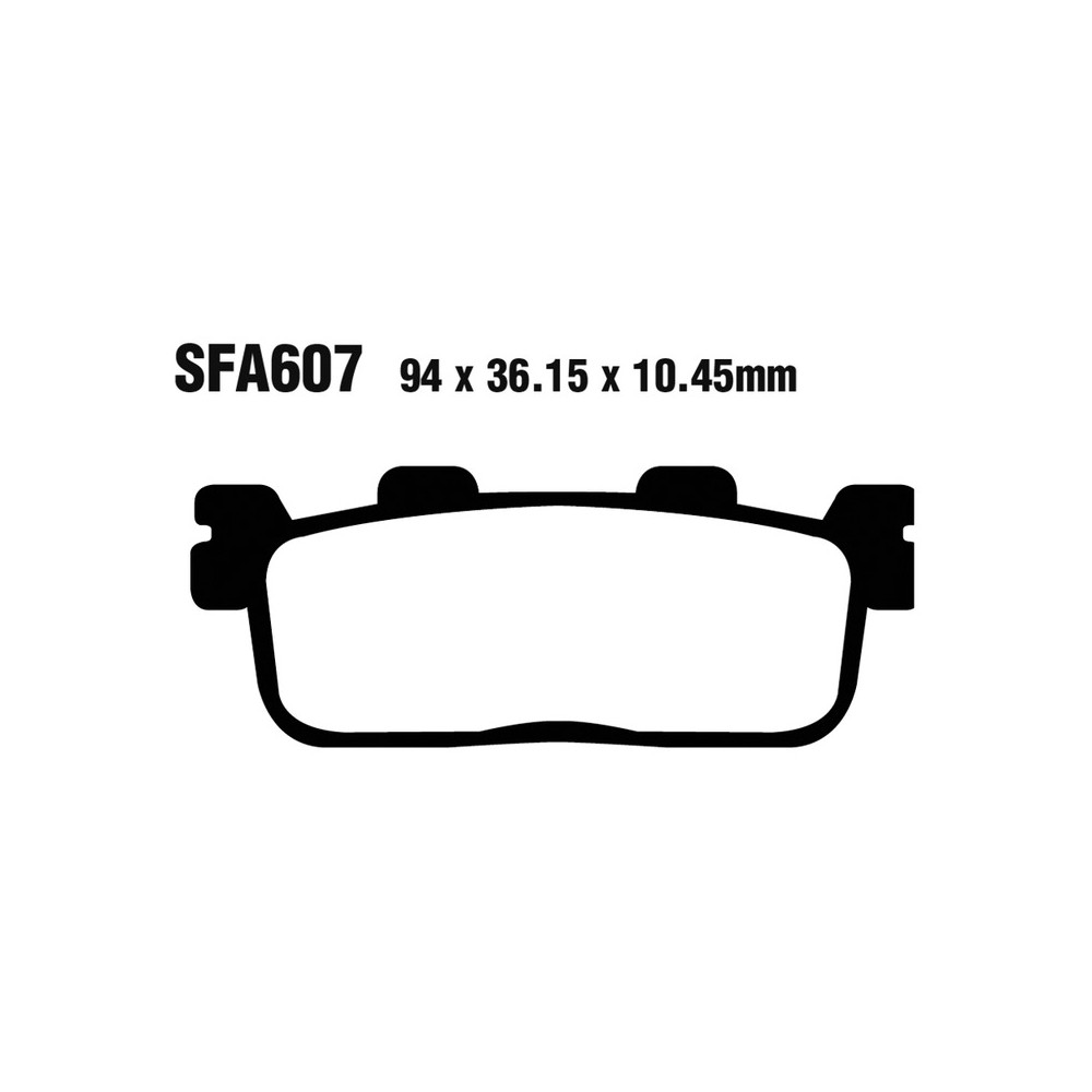 Brake Pads Sfa Hh Kymco PEOPLE300 Gti, Xciting 250/300I Rear - SFA607HH