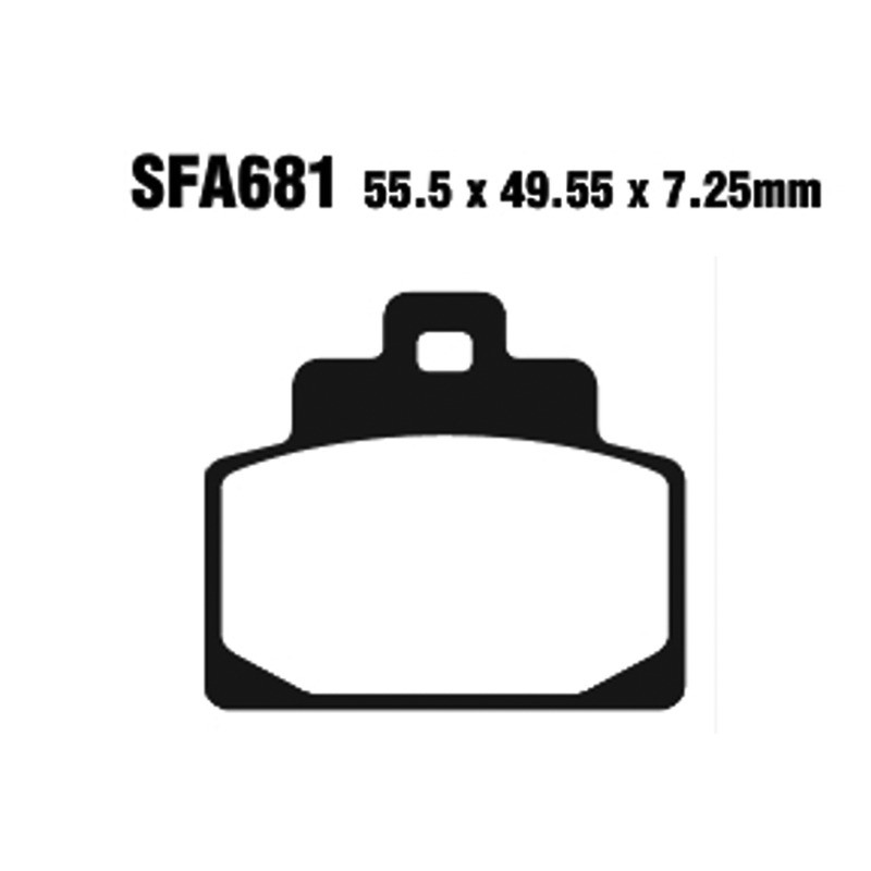 Brake Pads Sfa Hh Piaggio MP314-15 for PIAGGIO MP3 300 Sport/Business/Touring 14-15 Brake Pads EBC