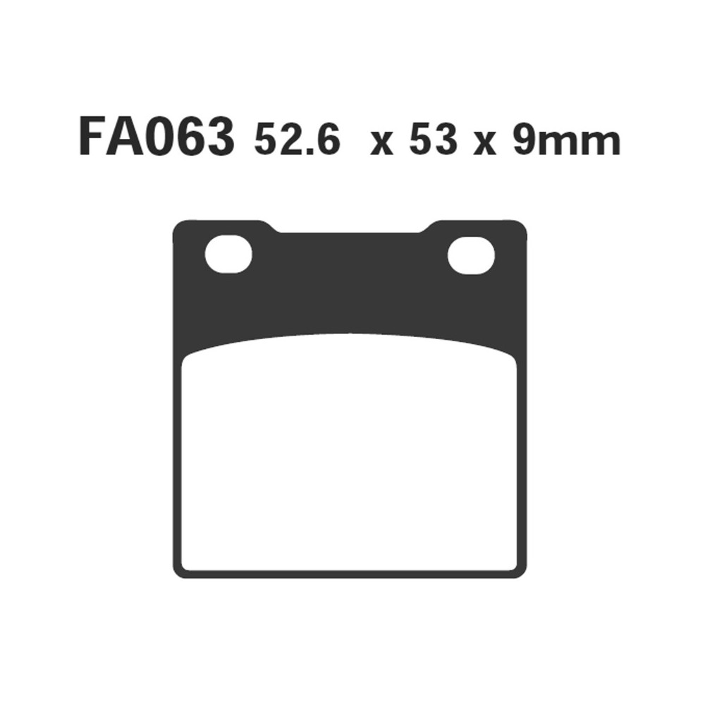 Pastiglie Hh Suzuki Gsx-Rsv 650 Post. Pastiglie Freno EBC