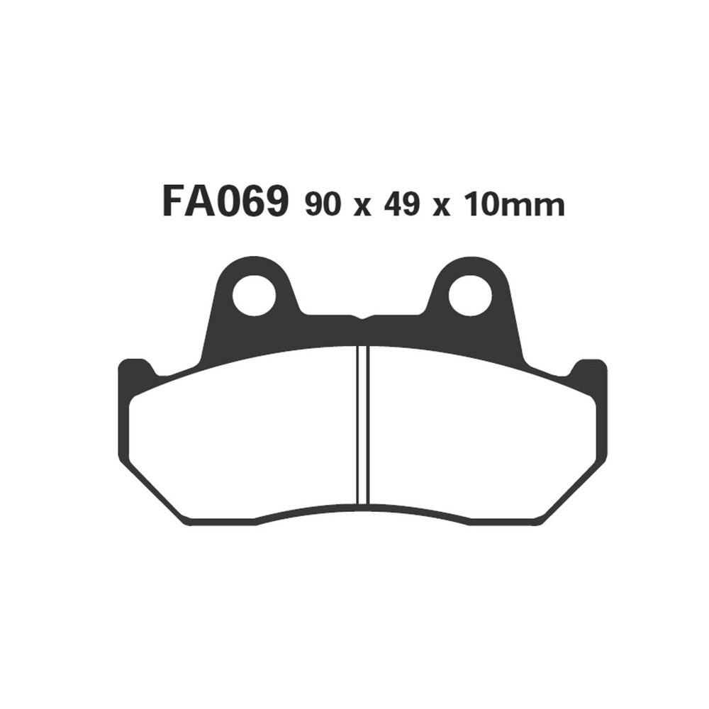 Brake Pads Hh Honda Cx 500 Front/Rear - FA069HH