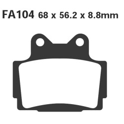 Brake Pads Hh Yamaha Fazer 600REAR Brake Pads EBC