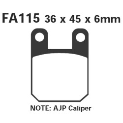 Brake Pads Hh Beta Alp 4T Brake Pads EBC