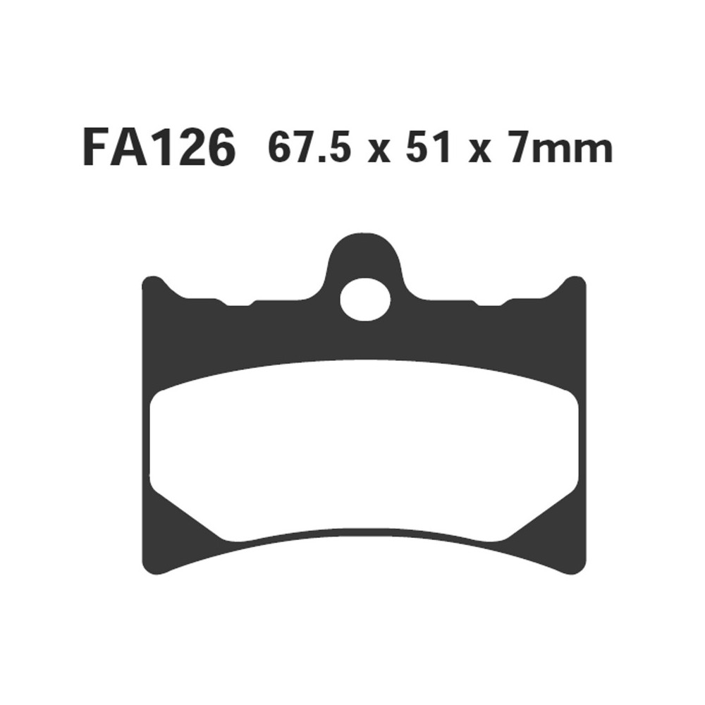 Brake Pads Hh Aprilia Rs 12592-03 Brake Pads EBC