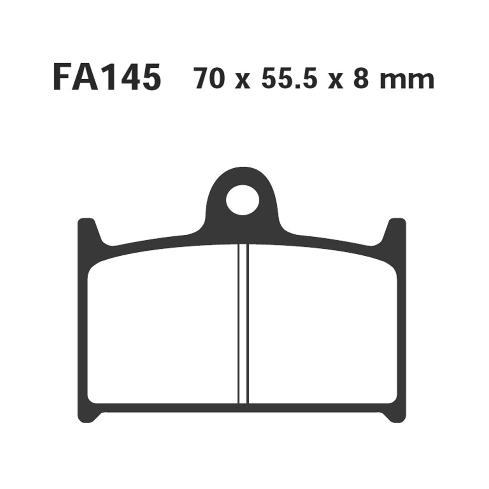 Brake Pads Hh Suzuki-Yamaha-Mzfront - FA145HH