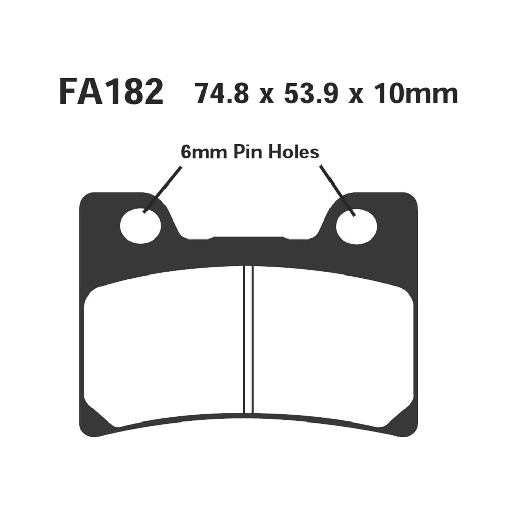 Brake Pads Hh Yamaha Fzr 1000EXUP Front - FA182HH