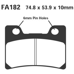 Brake Pads Hh Yamaha Fzr 1000EXUP Front Brake Pads EBC