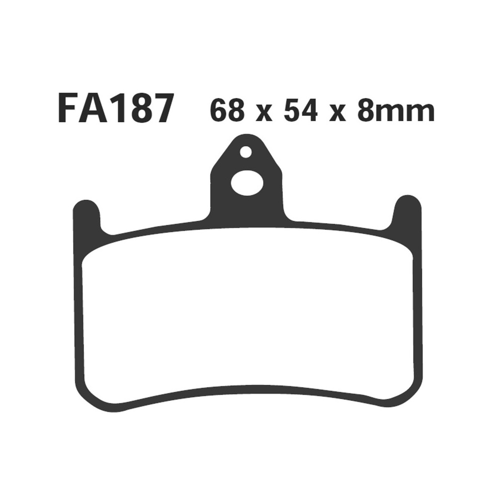 Brake Pads Hh Honda Hornet 900FRONT - FA187HH