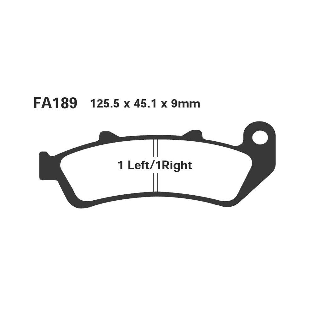 Brake Pads Hh Honda Cbr 1000 F-99 - FA189HH