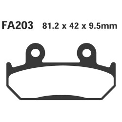 Brake Pads Hh Honda Cbr 600-94 Front - FA203HH