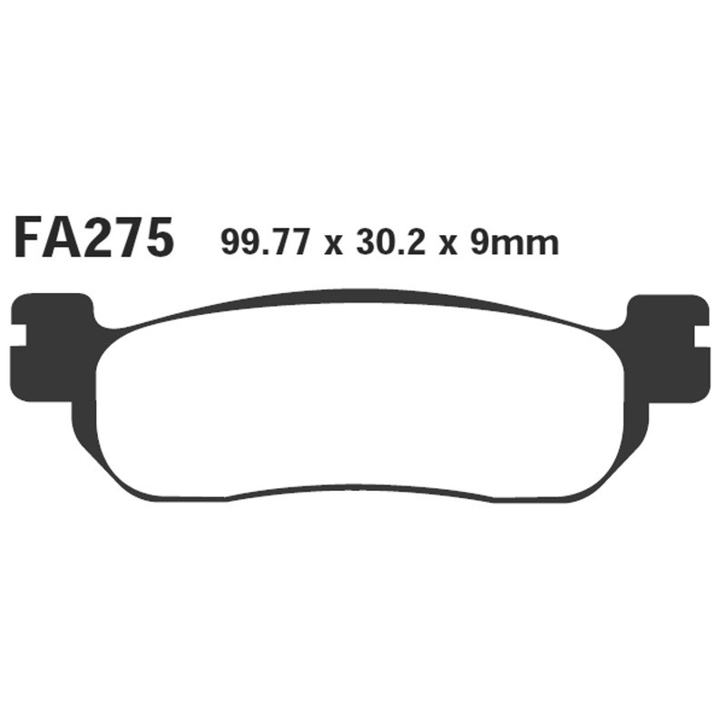 Pastiglie Hh Yamaha R1 02-03R6 99-02 Plaquettes de frein EBC