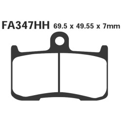 Brake Pads Hh Kawa Zx-9R 02-Front - FA347HH