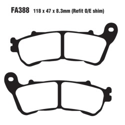 Brake Pads Hh Honda Hornet 60007- Front - FA388HH