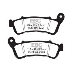 Pastiglie Hh Honda GOLDWING1800 18 Post. per HONDA Goldwing 00 18 Pastillas de freno EBC