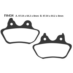 Pastiglie Hh H.D. Softailstandard Post. 06-07 Pastillas de freno EBC