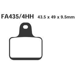 Pastiglie Hh Mv Agusta F41000 07-08 Ant. per MV AGUSTA F4 00 07-08 Ant. nd Pastillas de freno EBC