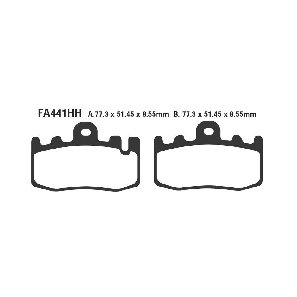 Brake Pads Hh Bmw K1200GT 06-07 Front Rh - FA441HH