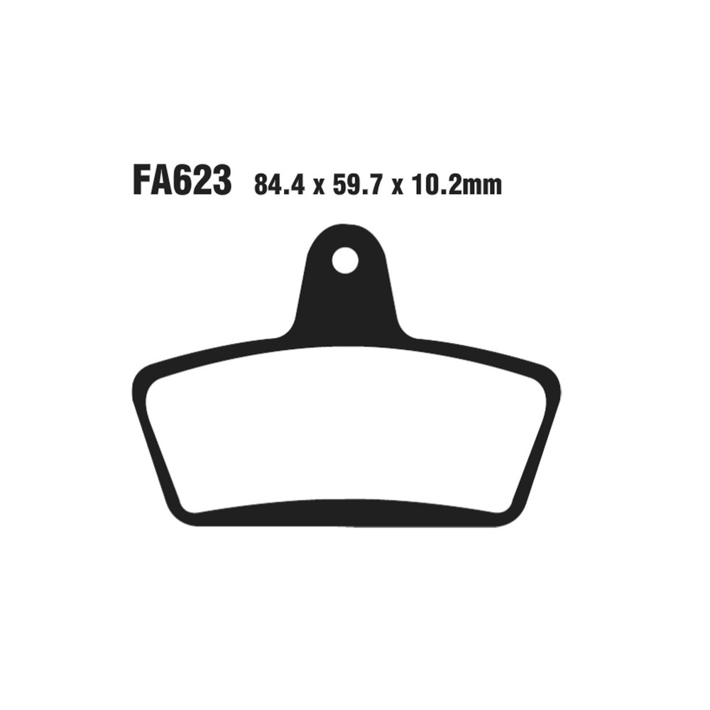 Brake Pads Hh Pinza Hhi 4PISTONS - FA623HH