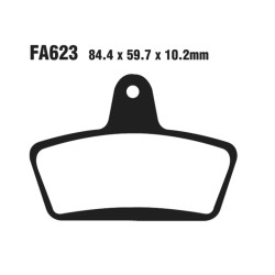 Brake Pads Hh Pinza Hhi 4PISTONS - FA623HH
