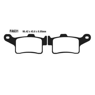 Brake Pads Hh Can Am Spyder Rt/Rs 13- Brake Pads EBC