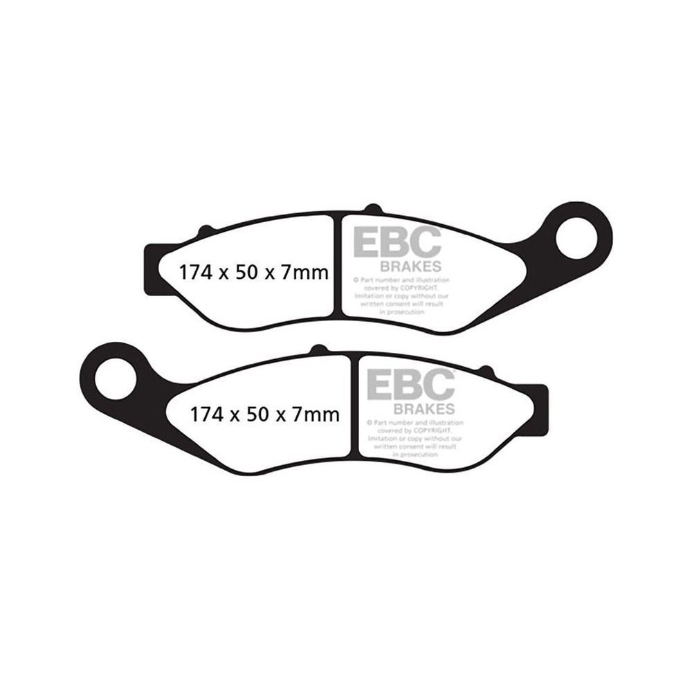 Brake Pads Hh H.D. Trike Triglide Ultra 14- Front - FA638HH