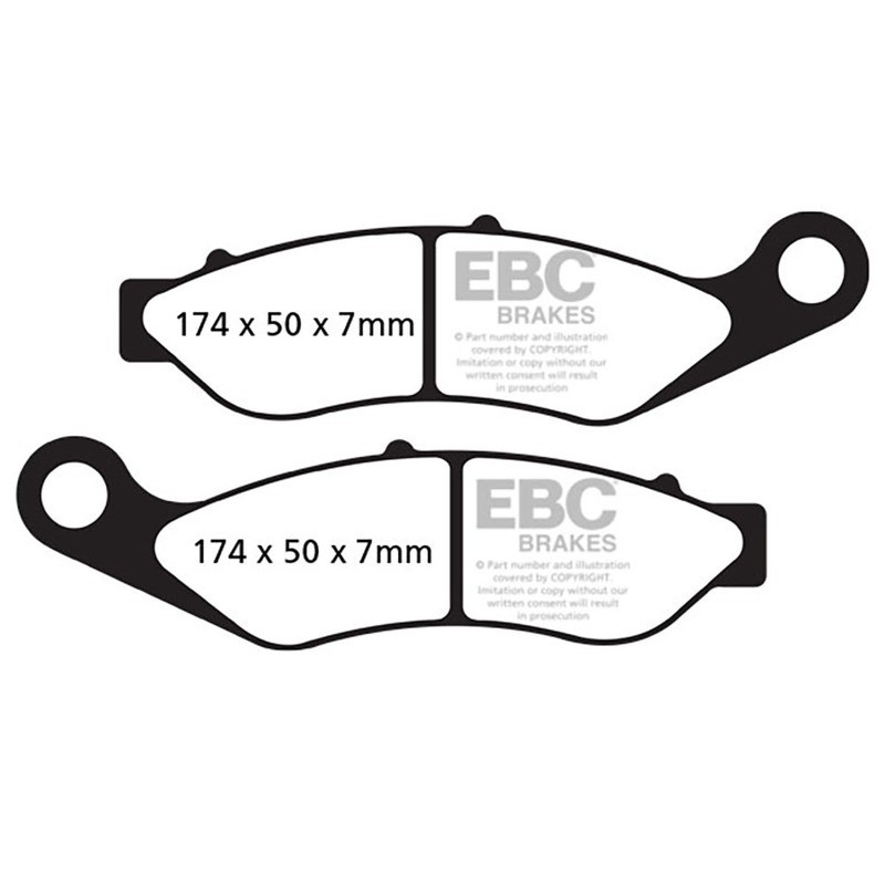 Pastiglie Hh H.D. Trike Tri Glide Ultra Front. 14- Ant. per HARLEY DAVIDSON Trike Tri Glide Ultra nd Pastillas de freno EBC