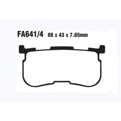 Brake Pads Hh H.D. Trike Triglide Ultra 14- Rear for HARLEY DAVIDSON Trike Tri Glide Ultra nd Brake Pads EBC