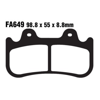 Brake Pads Hh X Pinze JAYBRAKE6 Pistoncini Brake Pads EBC