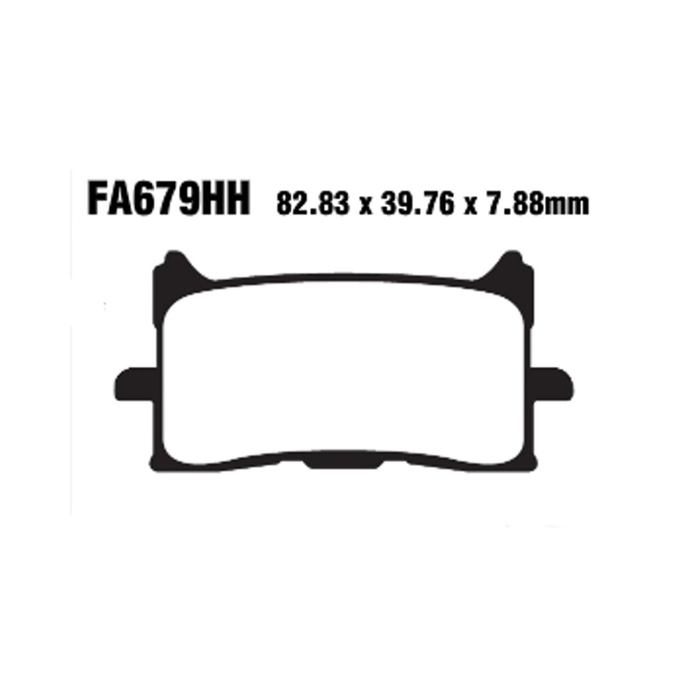 Brake Pads Hh Honda Africa Tw.1000 16- Front - FA679HH