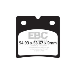 Brake Pads Hh FA696HH for INDIAN Chief Classic/Blackhawk 18 09-11 and other model Brake Pads EBC