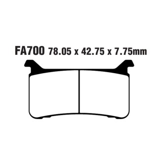Ferodo Brake Pads FDB2300ST for HONDA CBR 00 RR Fireblade 17-18 and other model Brake Pads Ferodo